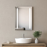 Miroir de salle de bain LED EMKE LM01, antibuée, lumière blanc froid/chaud